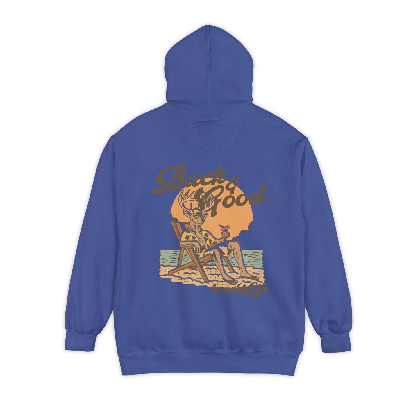 Buck & Good® Unisex Garment-Dyed Hoodie