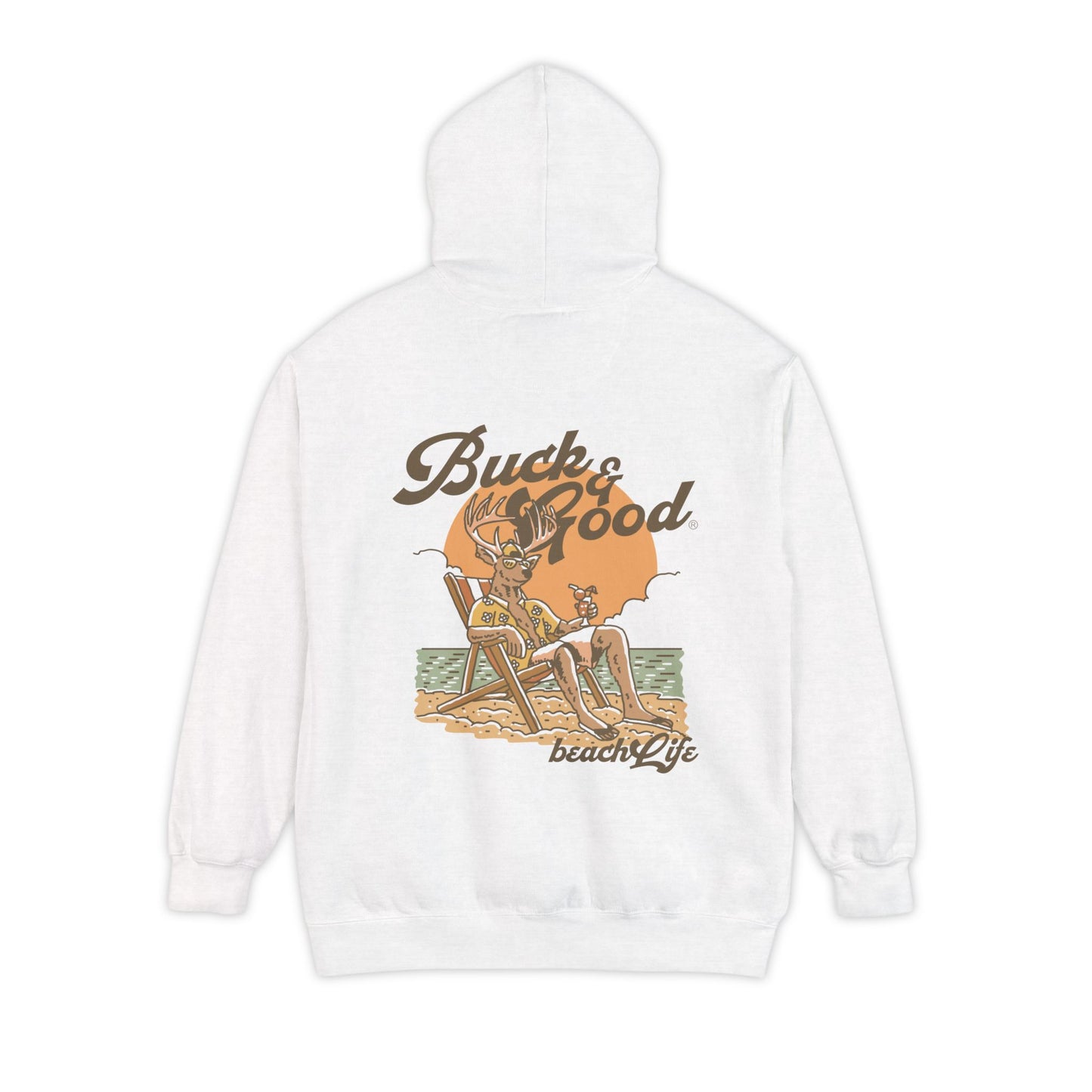 Buck & Good® Unisex Garment-Dyed Hoodie