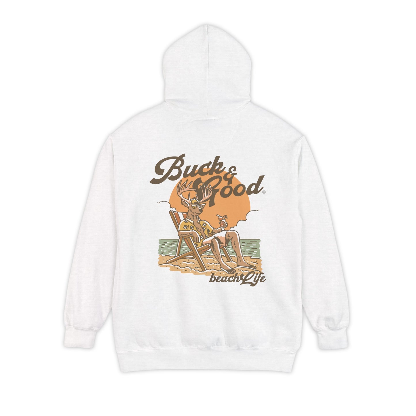 Buck & Good® Unisex Garment-Dyed Hoodie