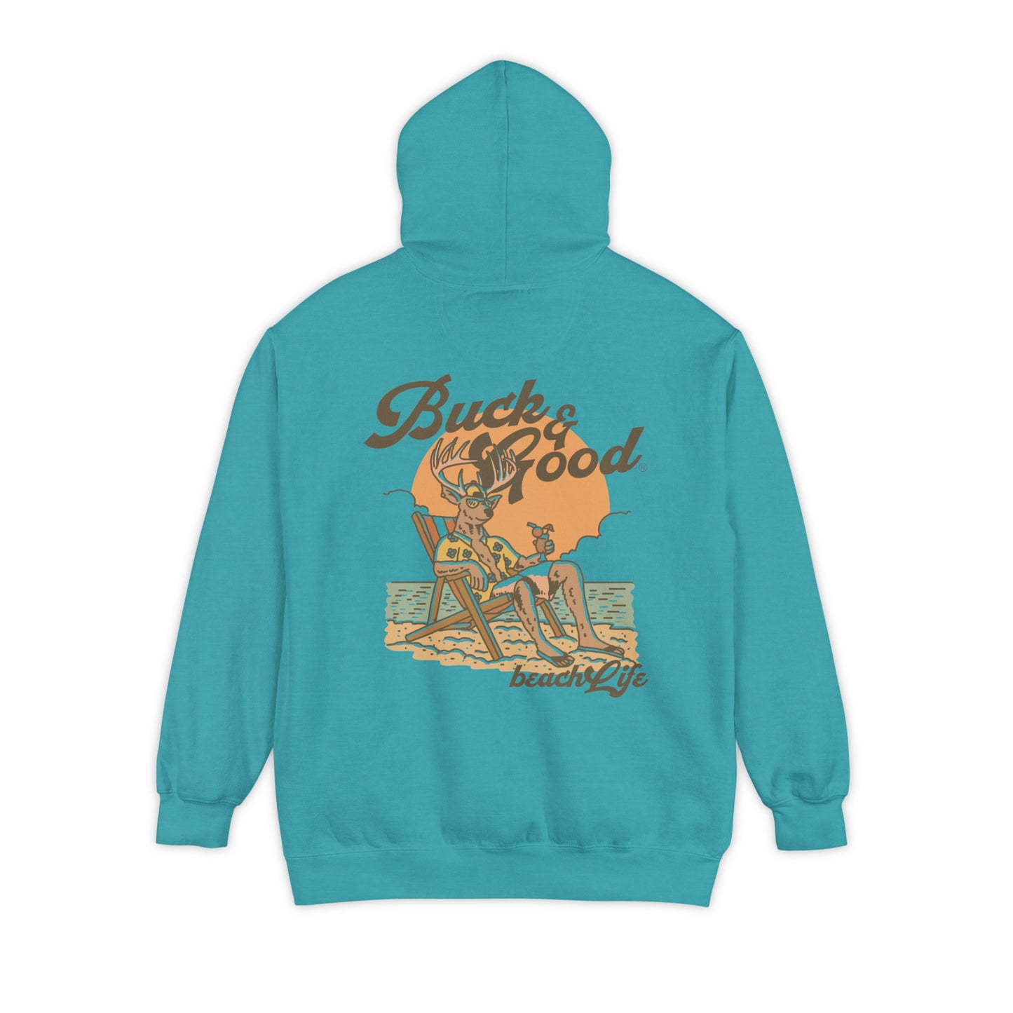 Buck & Good® Unisex Garment-Dyed Hoodie