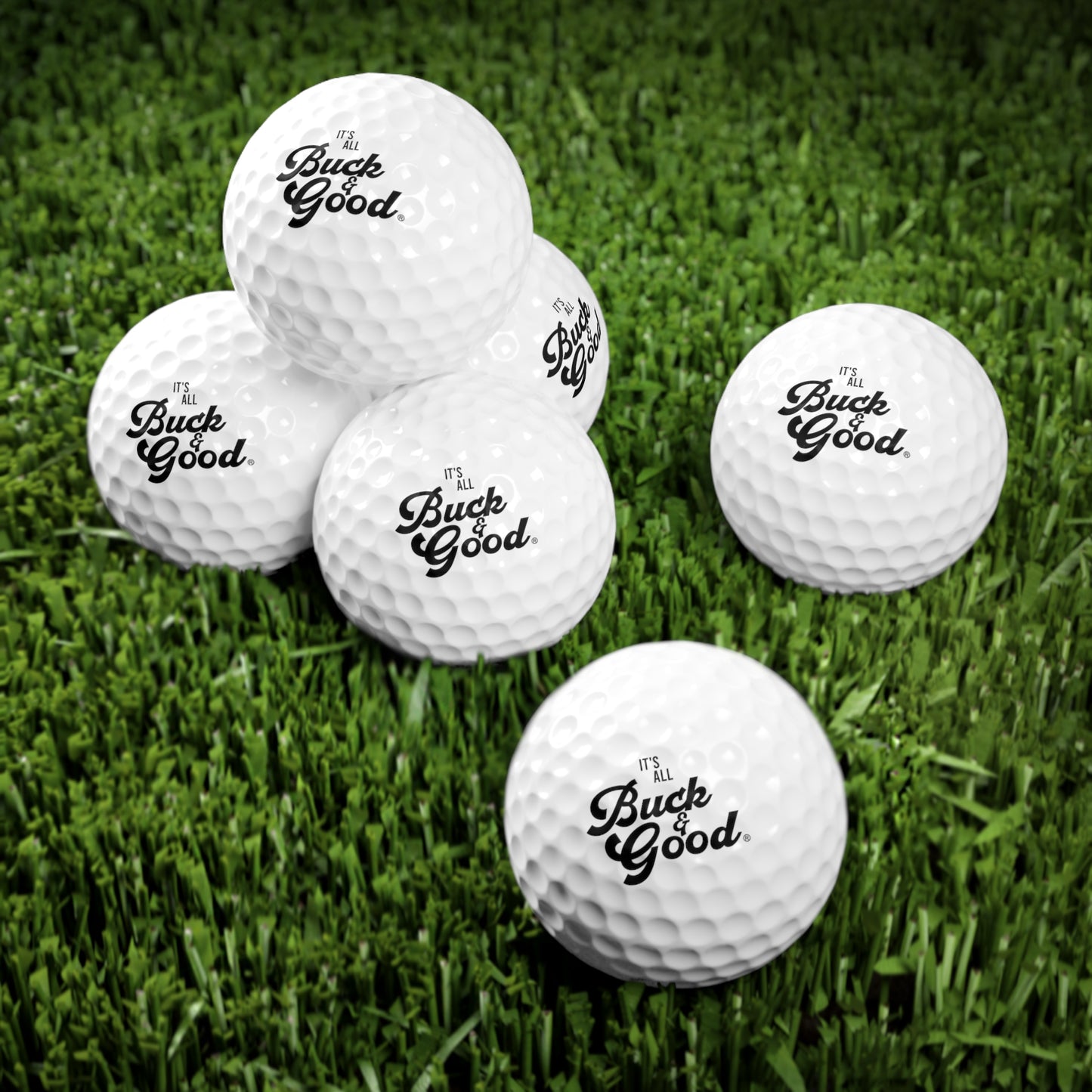 It's All Buck & Good® Golf Balls, 6pcs